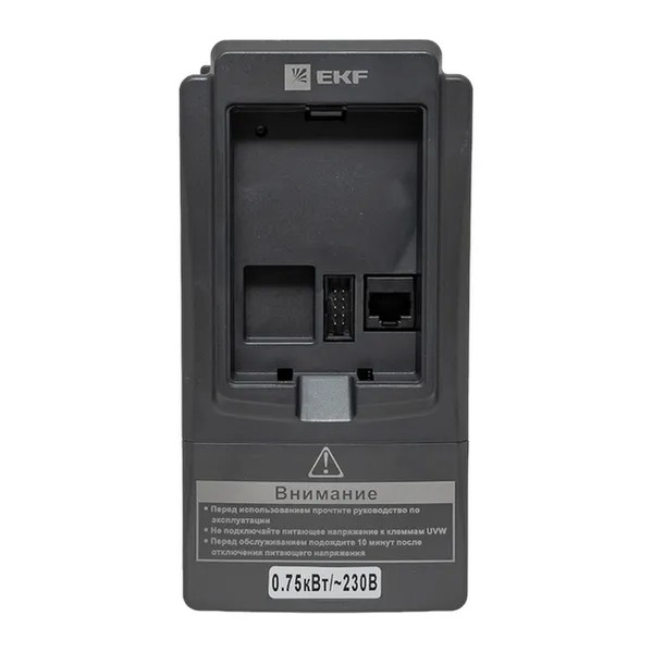 EKF Frequency Converter 0.75kW Plastic Black