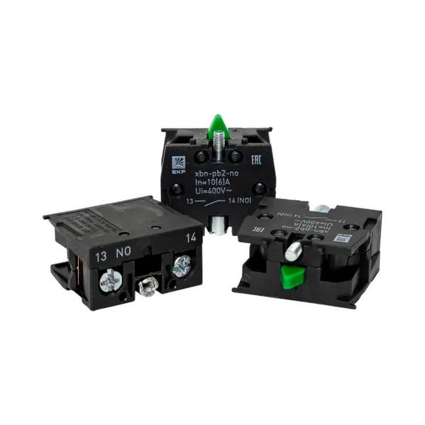 EKF Additional Contact XB-2 NO Silicone Green 3