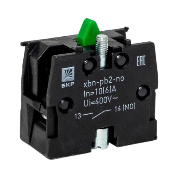 EKF Additional Contact XB-2 NO Silicone Green 8