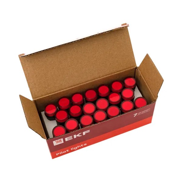 EKF LED Matrix Red 16mm Plastic 1