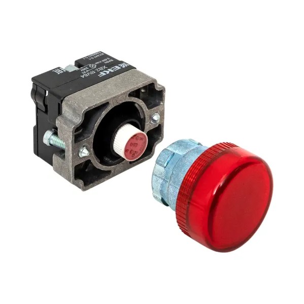 EKF Signal Lamp BV64 Red - Metal & Red 3
