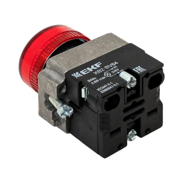 EKF Signal Lamp BV64 Red - Metal & Red 7