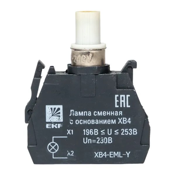 EKF Replaceable Lamp Yellow 230V 2