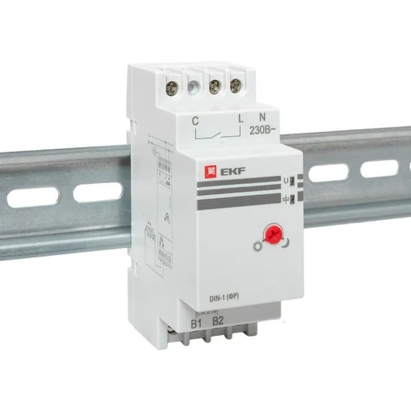 EKF Photo Relay DIN Rail 25A Black