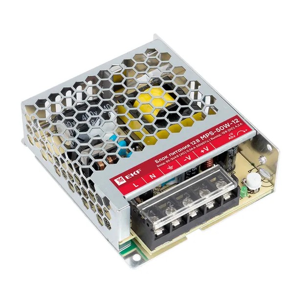 EKF Power Supply MPS-50W-12 Aluminum Black 4