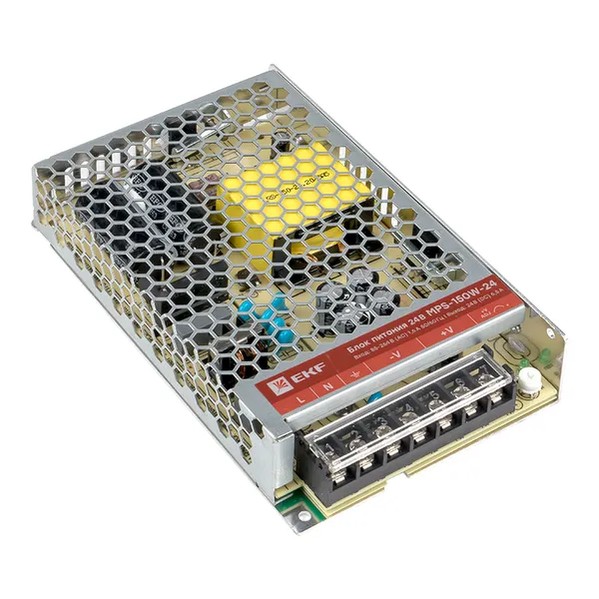 EKF Power Supply 24V MPS-150W-24 Aluminum Silver