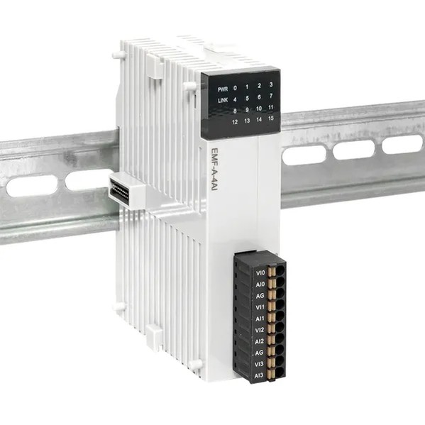 EKF Analog Input Module 4AI - Durable Plastic - Black 6