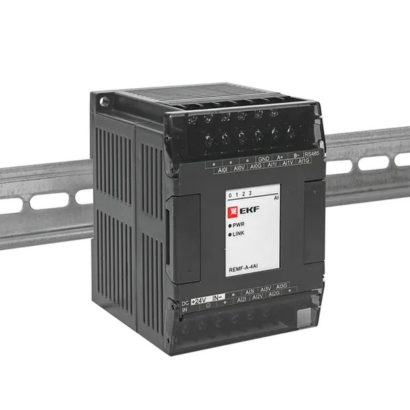 EKF REMF 4 PRO-Logic Analog Input Module - Plastic - Black 2