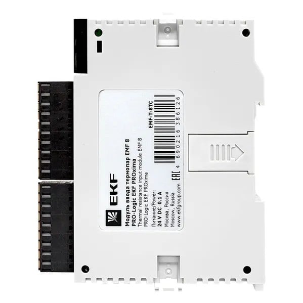 EKF Thermocouple Input Module EMF 8 - Plastic - Black 6