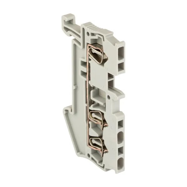 EKF Terminal Block Self-Clamping Gray Polyamide
