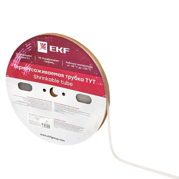 EKF Heat Shrink Tubing Transparent Polyolefin