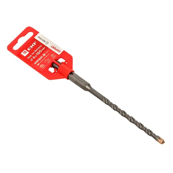 EKF Concrete Drill Bit SDS-plus 6mm - Steel & Grey 1