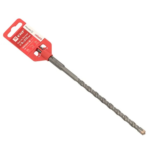 EKF Concrete Drill SDS-plus 8mm - Steel & Grey 1