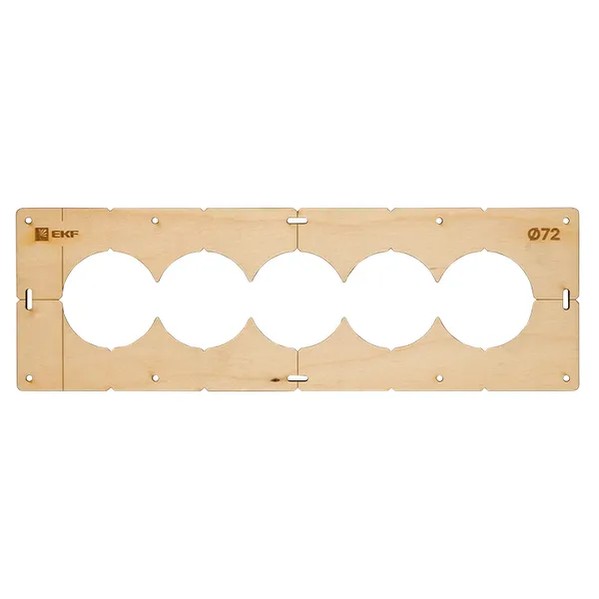 EKF Set of Templates Plywood Gray 6