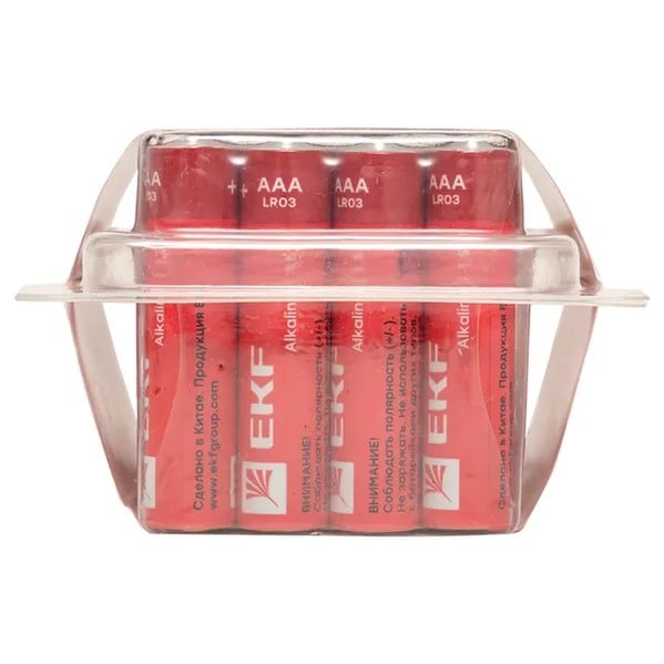 EKF Alkaline Battery AAA (LR03) Plastic Box - 24 pcs - Black 5