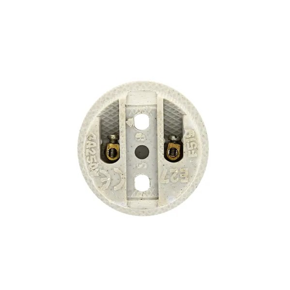 EKF Ceramic Socket E27 White