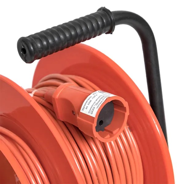 EKF Extension Cord Atlant 2.0 PVC Black