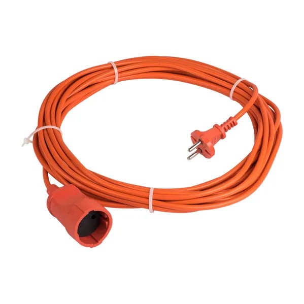 EKF Extension Cord Zeus 2.0 PVS 2x0.75m Black