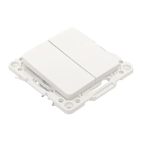 EKF Stockholm Switch 2-Key Polycarbonate White