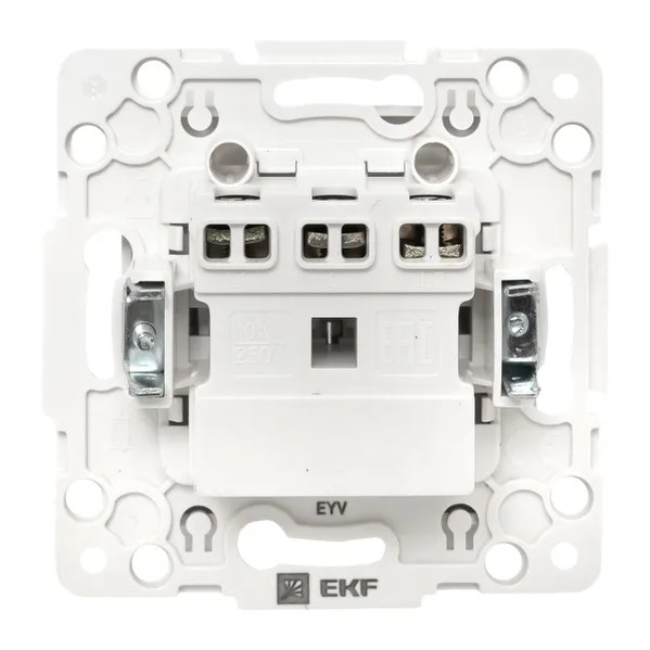 EKF Stockholm Switch 2-Key Polycarbonate White 1