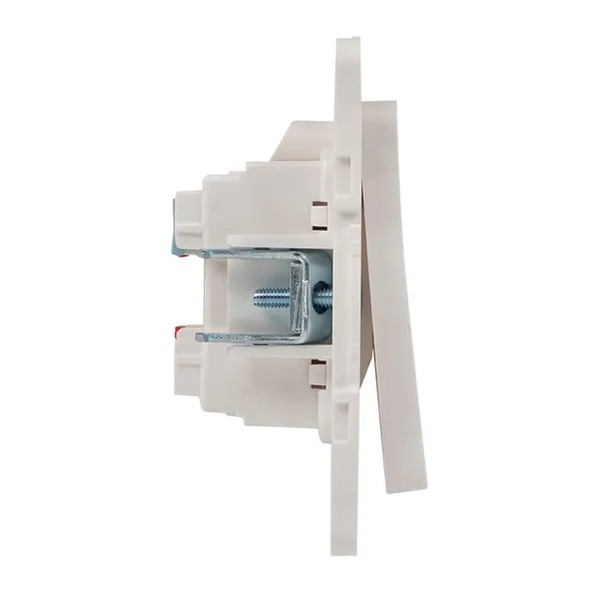 EKF Stockholm Switch 2-key Pass-through Polycarbonate White 3