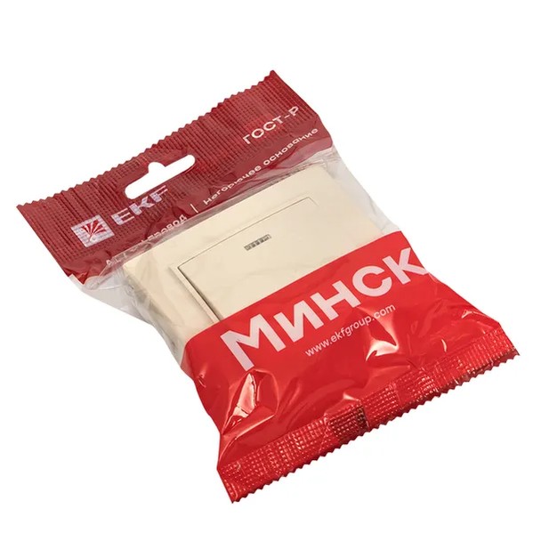 EKF Switch 1-Key Flush Mounted - Thermoplastic Beige 1