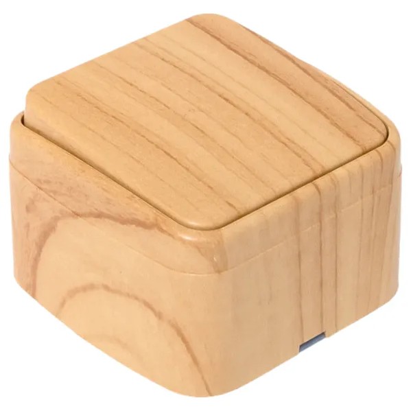 EKF Switch 1-key Light Wood Plastic 6
