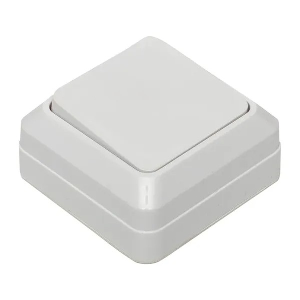 EKF Rim Switch 1-key 10A Plastic White 2