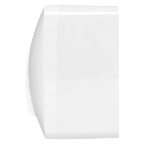 EKF Pass-Through Switch White Plastic 5