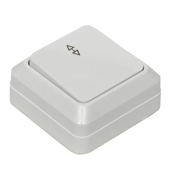EKF Pass-Through Switch Plastic White