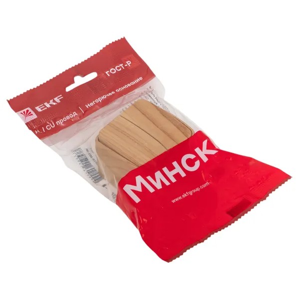 EKF Switch 2-Button Light Wood Plastic 2