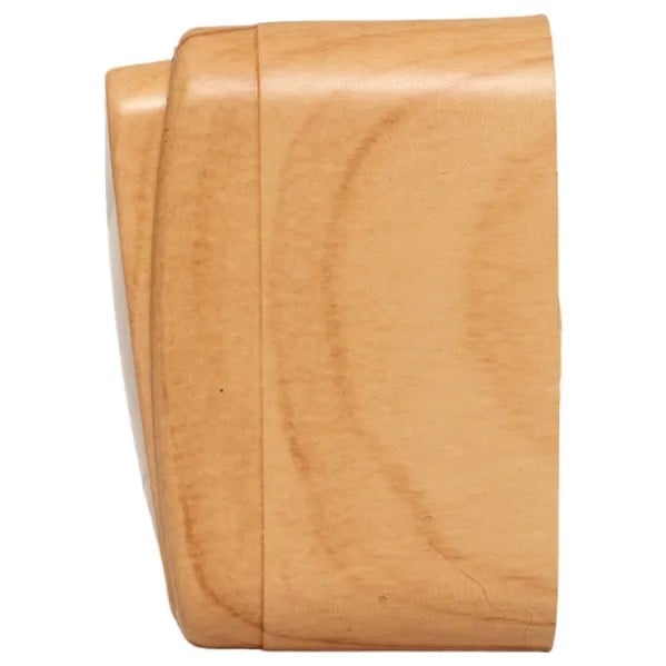 EKF Switch 2-Button Light Wood Plastic 5