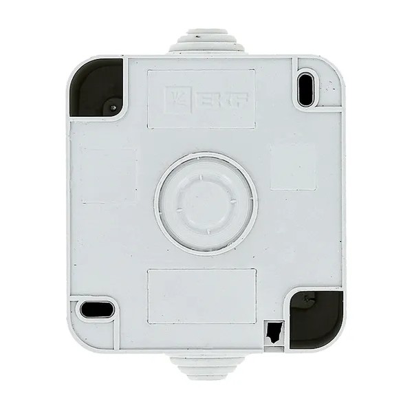 EKF Switch Prague Double 10A IP44 White 1