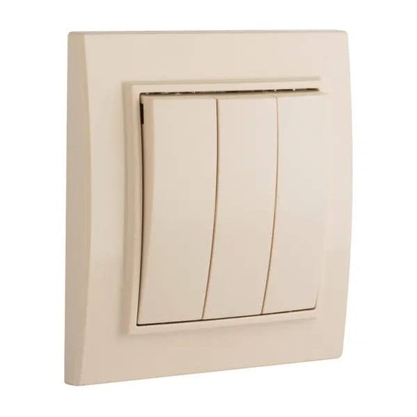 EKF 3-Key Switch Plastic Beige 1