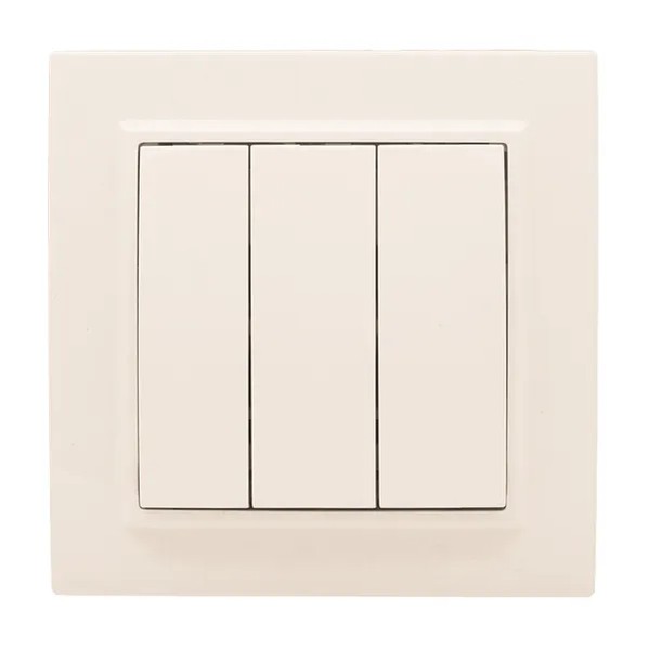 EKF 3-Key Switch Plastic Beige 3