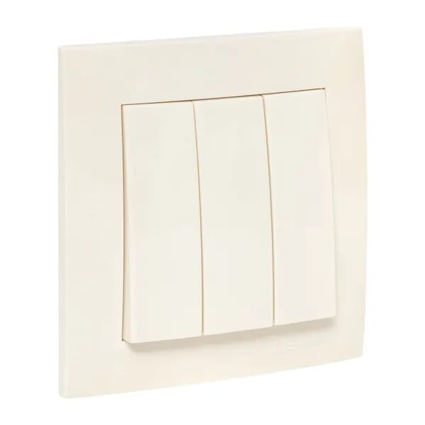 EKF Valencia Switch 3-key Cream Polycarbonate 2