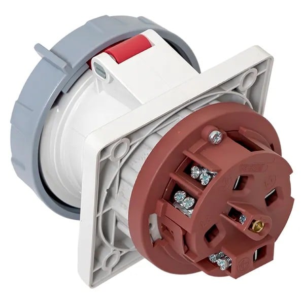 EKF Stationary Internal Angled Socket Plastic Red