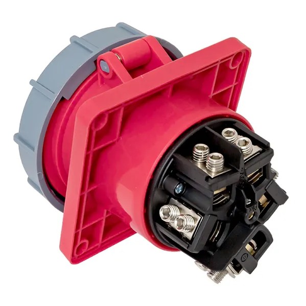 EKF Stationary Indoor Angular Socket - Plastic - Red 4