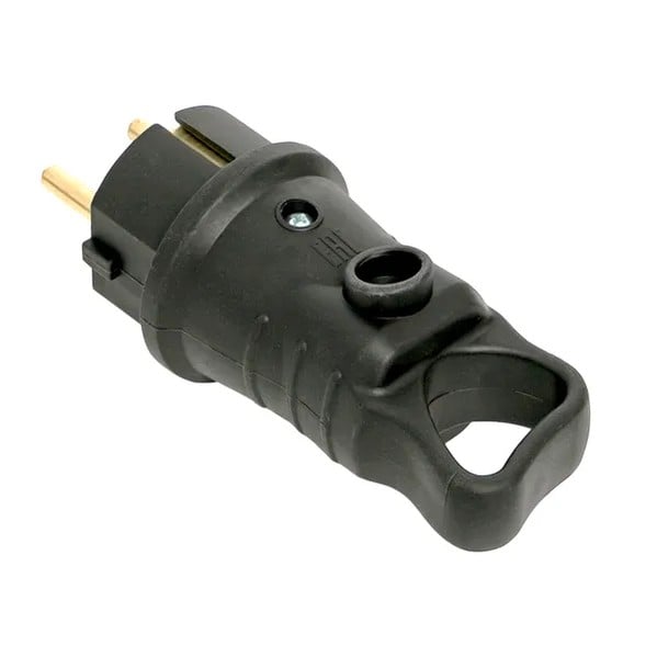 EKF Rubber Plug Black Thermoplastic