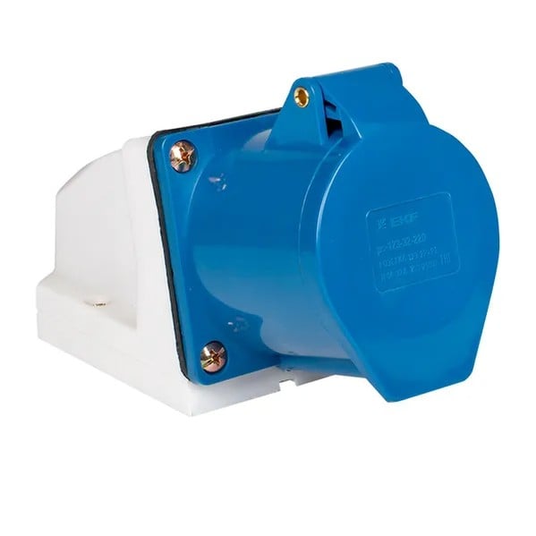 EKF Socket Blue Plastic