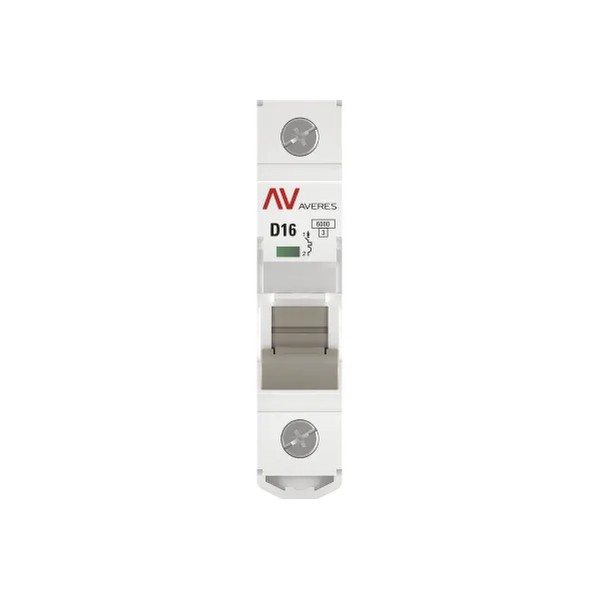 EKF Circuit Breaker AV-6 1P 16A (D) 6kA - Plastic - White