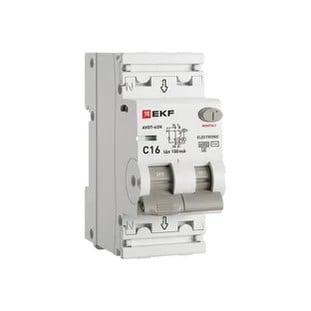 EKF Differential Circuit Breaker AD-2 2P 16A - Plastic - White