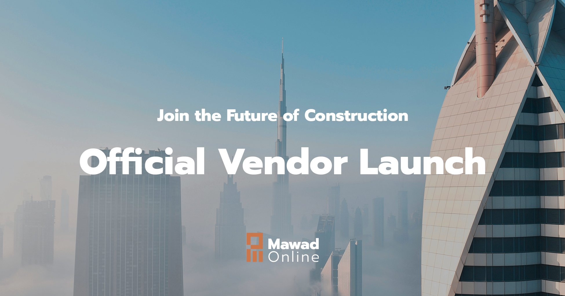 MawadOnline Announces Official Vendor Launch: Revolutionizing the UAE’s Construction Industry